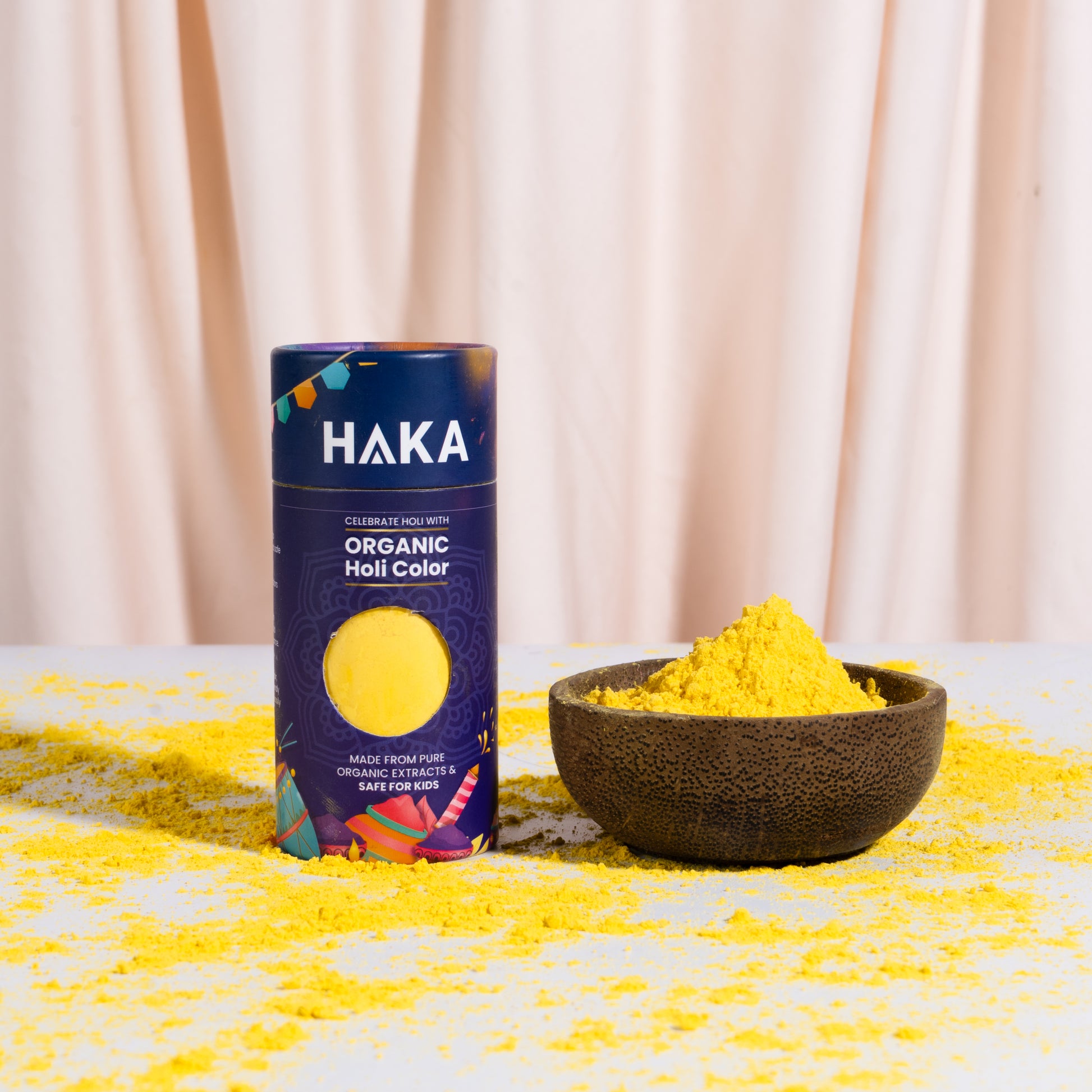 Natural Holi Yellow Color